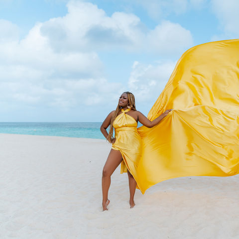 YELLOW FLYING DRESS ARUBA