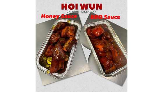 10.Spare Rib with BBQ Sauce or Honey Sauce (6)