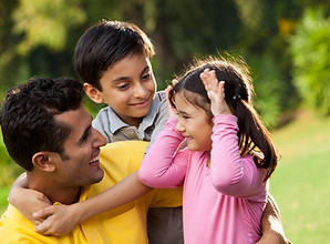 Father and Children