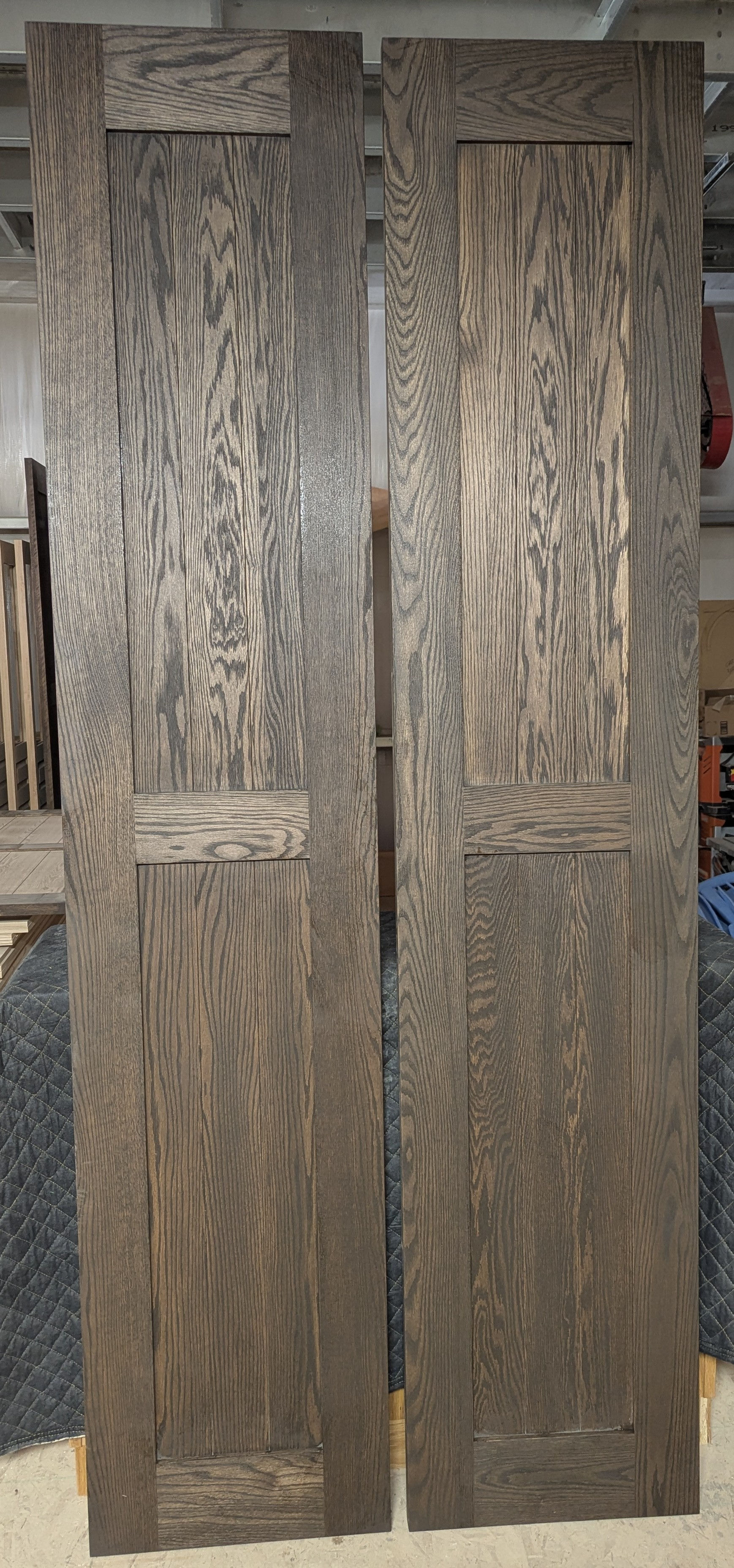 Pair of Red Oak Barn Doors