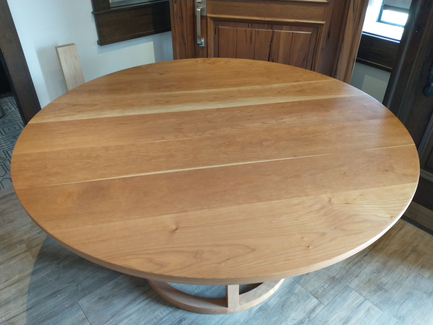 Solid Cherry Round Dining Table