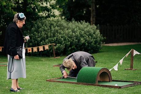 wedding mini golf crazy golf