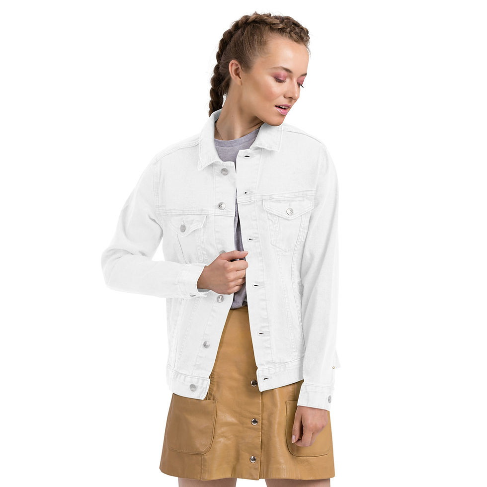 Miniature : Veste en jean blanc