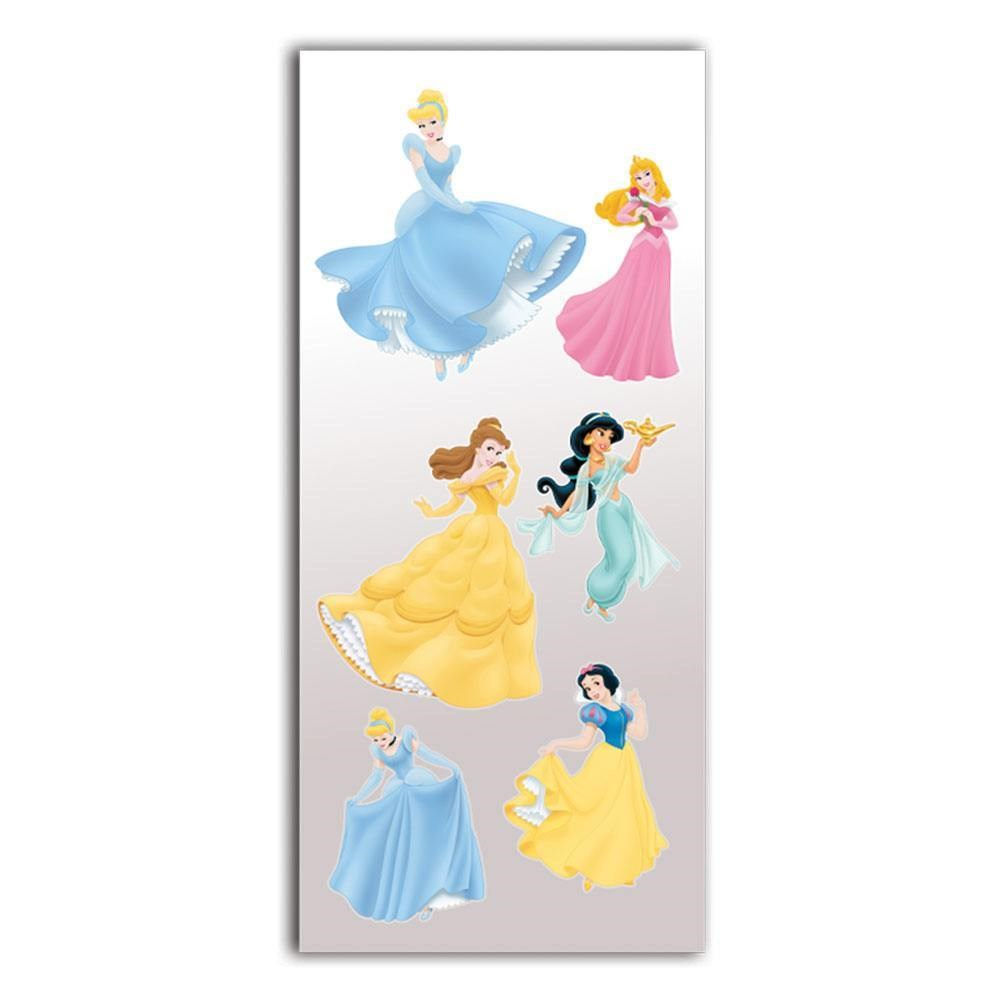 Adesivo de parede 56cm x 25cm Princesas - Gedex