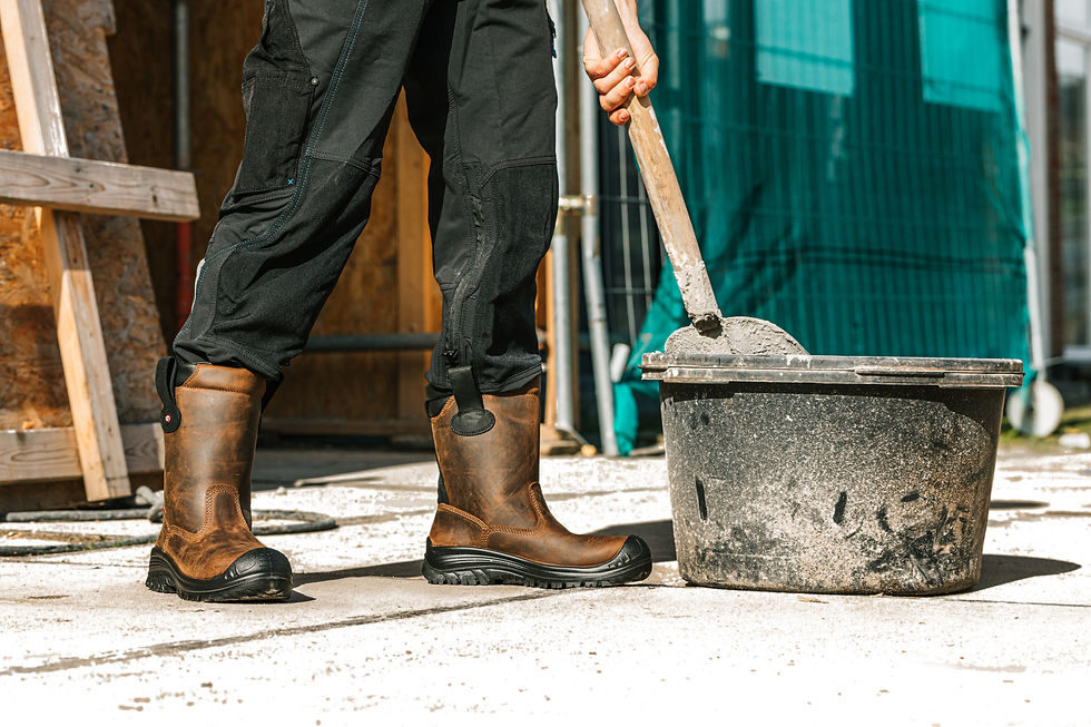 waterdichte werkschoenen en werklaarzen