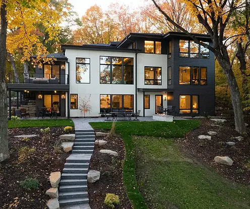 A high end home after The Works was completed.