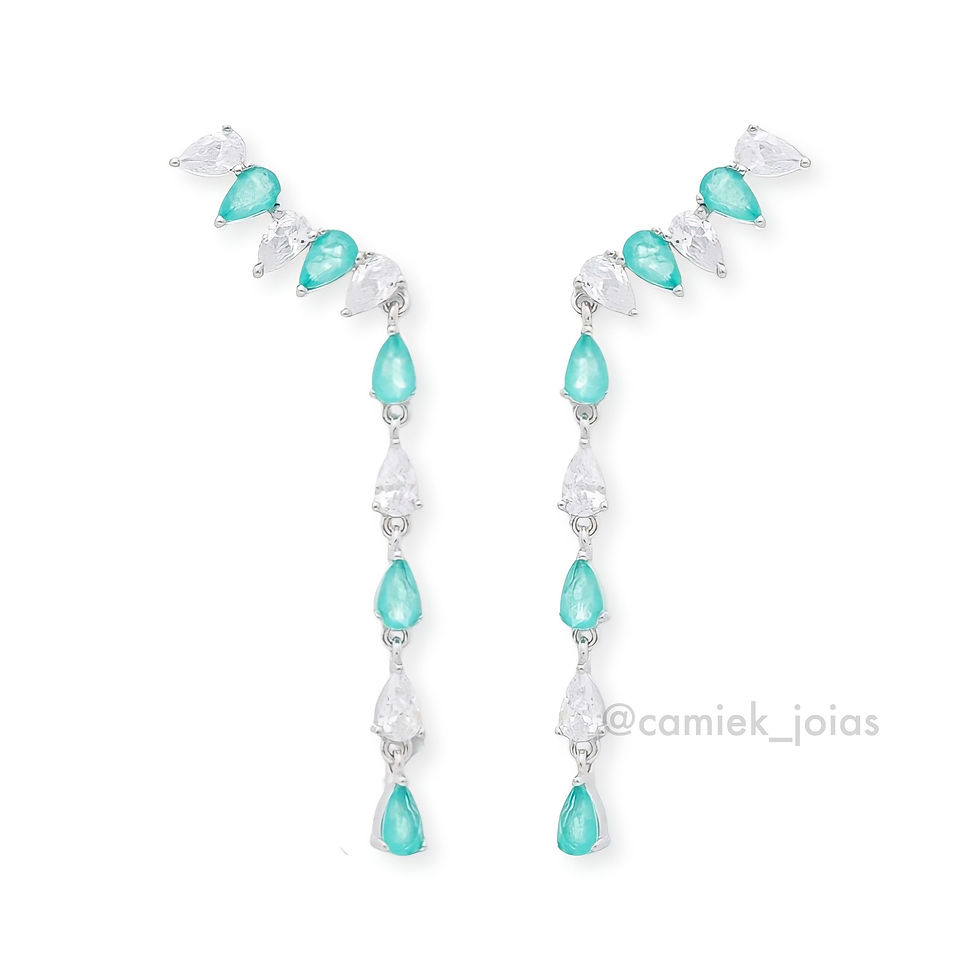 Brincos pendentes Colombiana, Prata 925