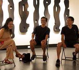 discussion of exhibition of urban industrial artworks by Glenn Locklee