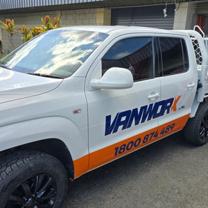 Vehicle Signage for Vanworx by TRG.