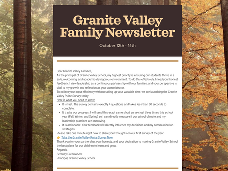 GVS – Oct. 12 2026 Newsletter