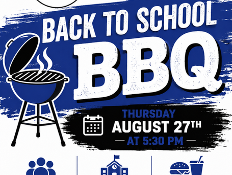 MHS Back to School BBQ for new students flyer