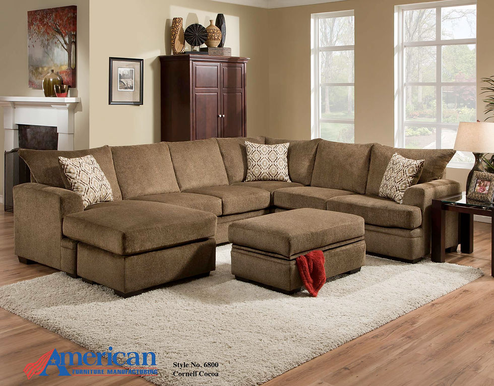Brown Sectional