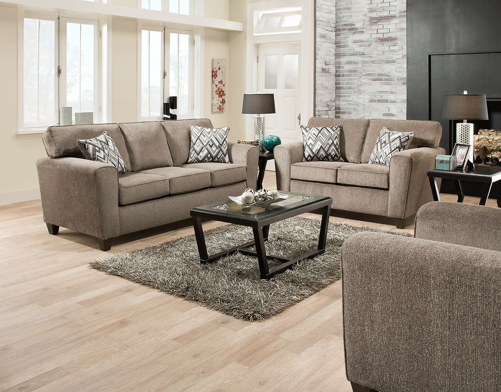 Pewter Sofa and Love