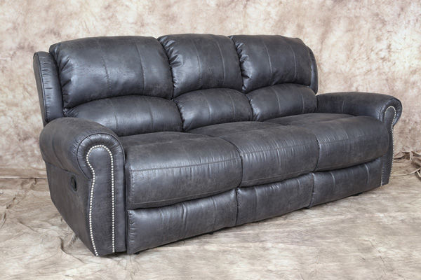 Reclining Nailhead Sofa & Love