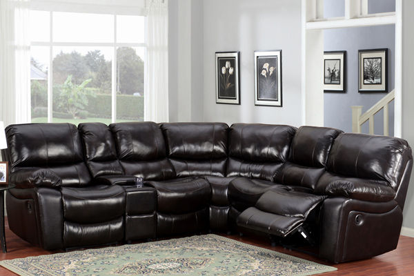 Top Grain Leather Sectional