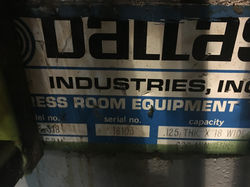 dallas servo feeder data plate