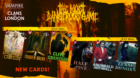 The Most Dangerous Game - New Cards!