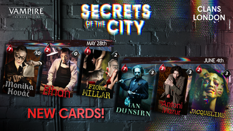 Secrets of the city - New Cards!