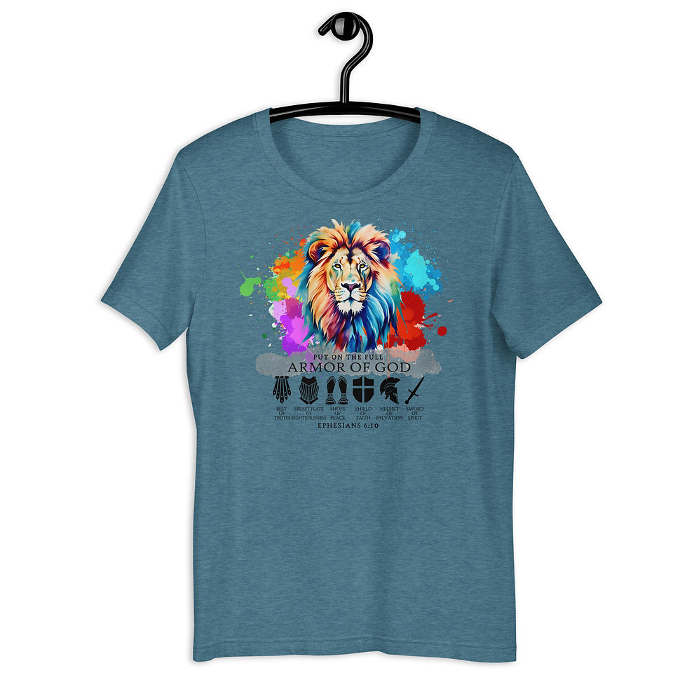 Thumbnail: ChristianWalk armor of God front design t-shirt
