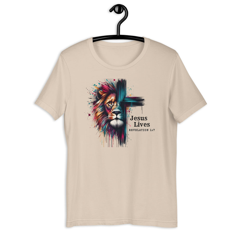 Thumbnail: ChristianWalk Jesus lives front & back design t-shirt