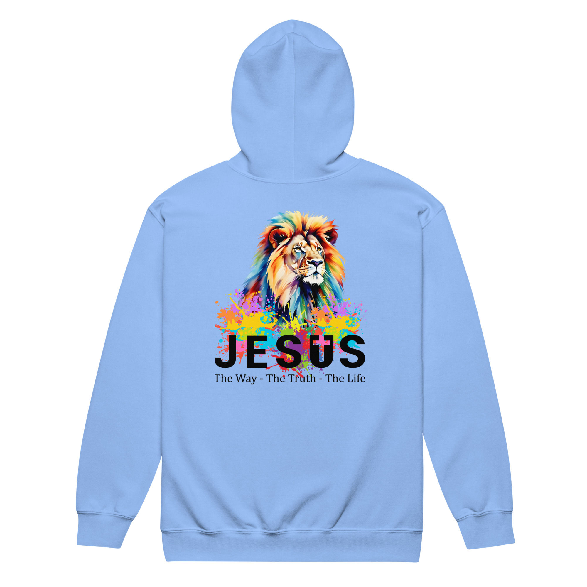 ChristianWalk Jesus back design zip hoodie