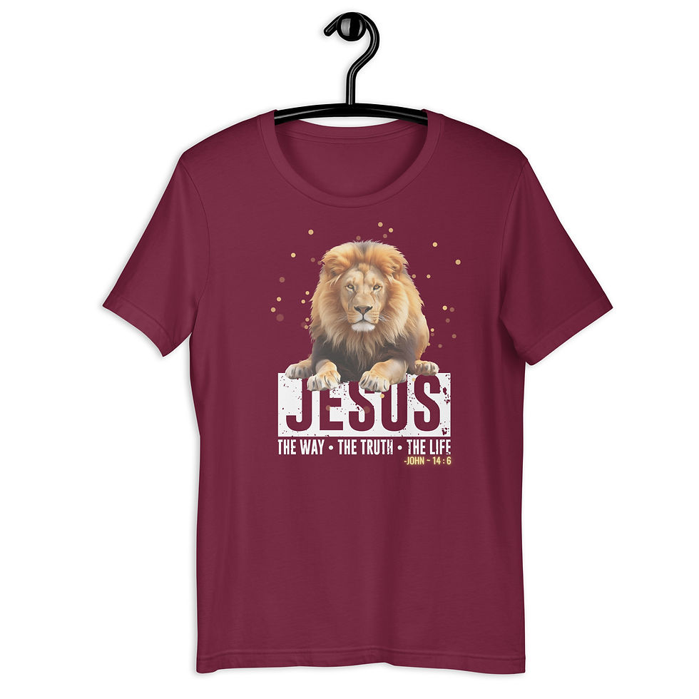 Thumbnail: ChristianWalk Jesus is the way front design t-shirt