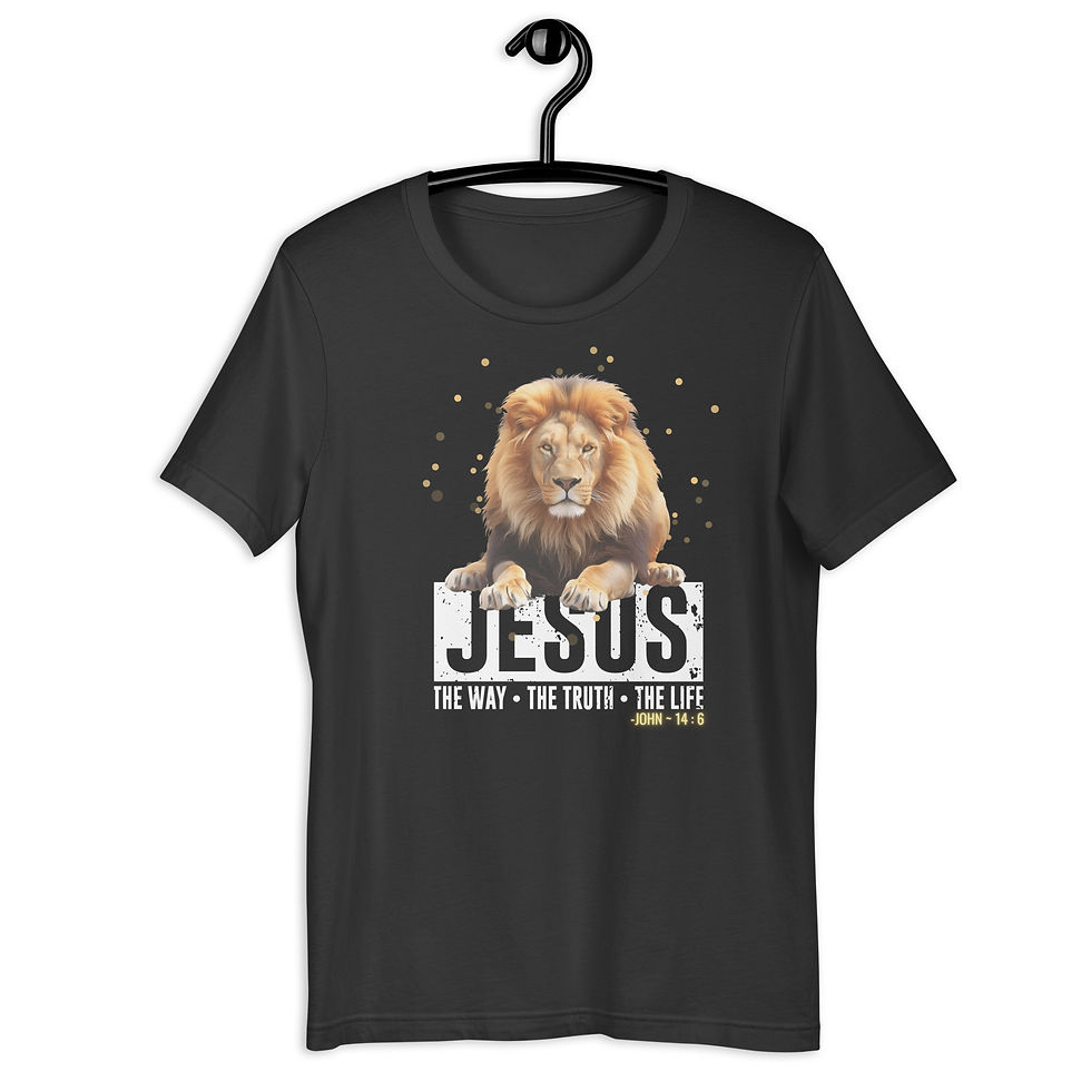 Thumbnail: ChristianWalk Jesus is the way front design t-shirt