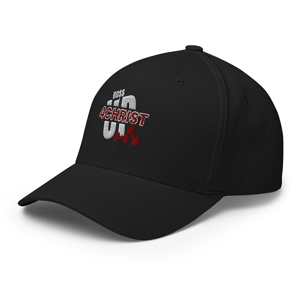 Thumbnail: ChristianWalk boss up for Christ design structured twill cap