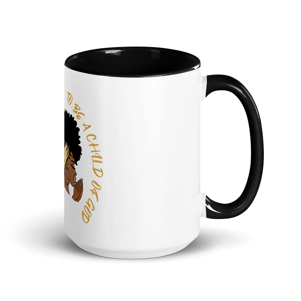 Thumbnail: ChristianWalk blessed to be a child of God design color mug