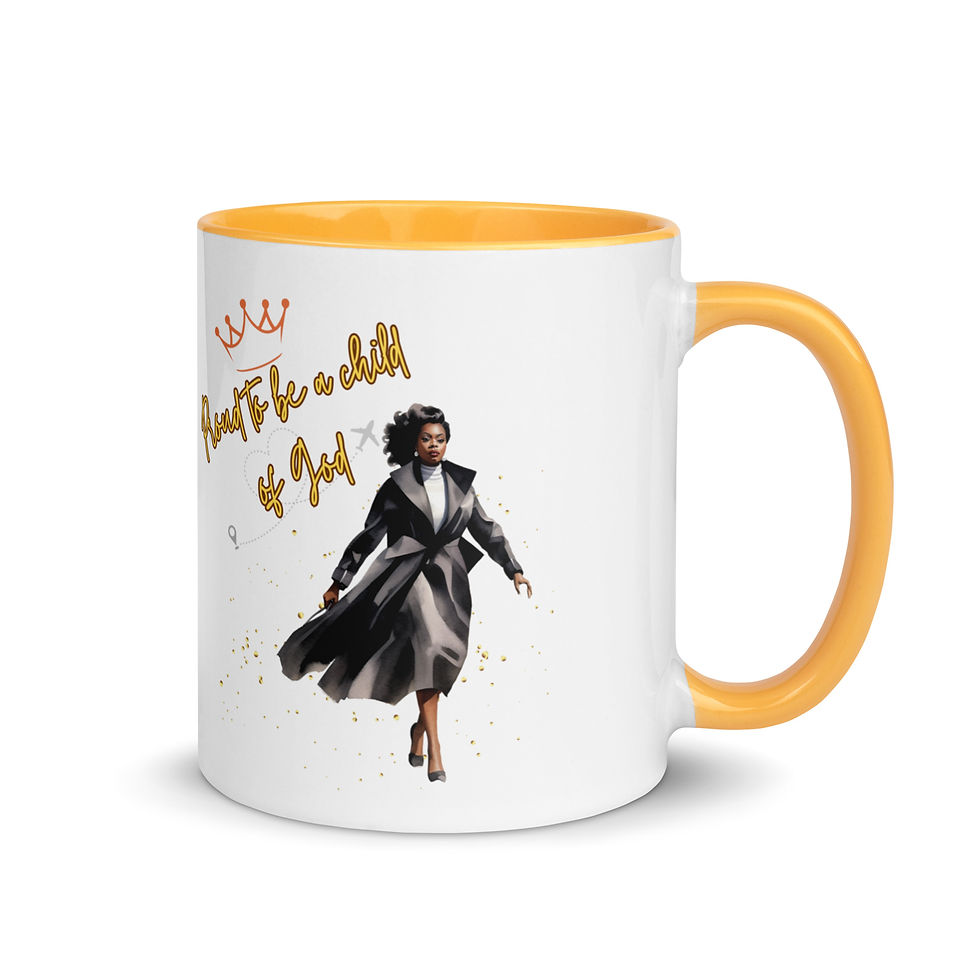 Thumbnail: ChristianWalk I am proud to be a child of God design color mug