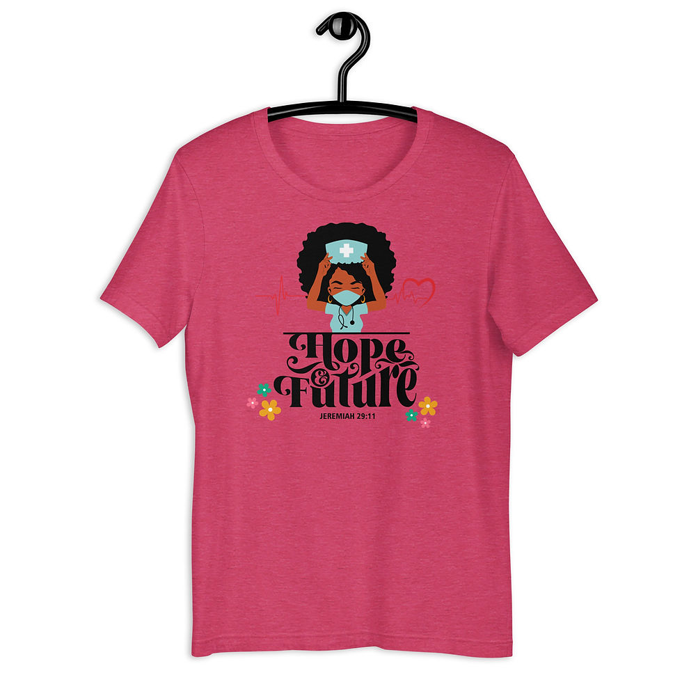 Thumbnail: ChristianWalk hope & a future front design t-shirt