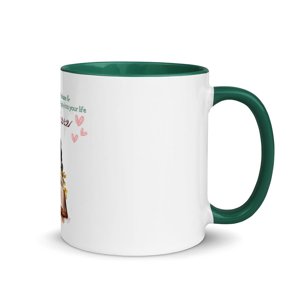 Thumbnail: ChristianWalk Read, meditate, and apply to your life design color mug