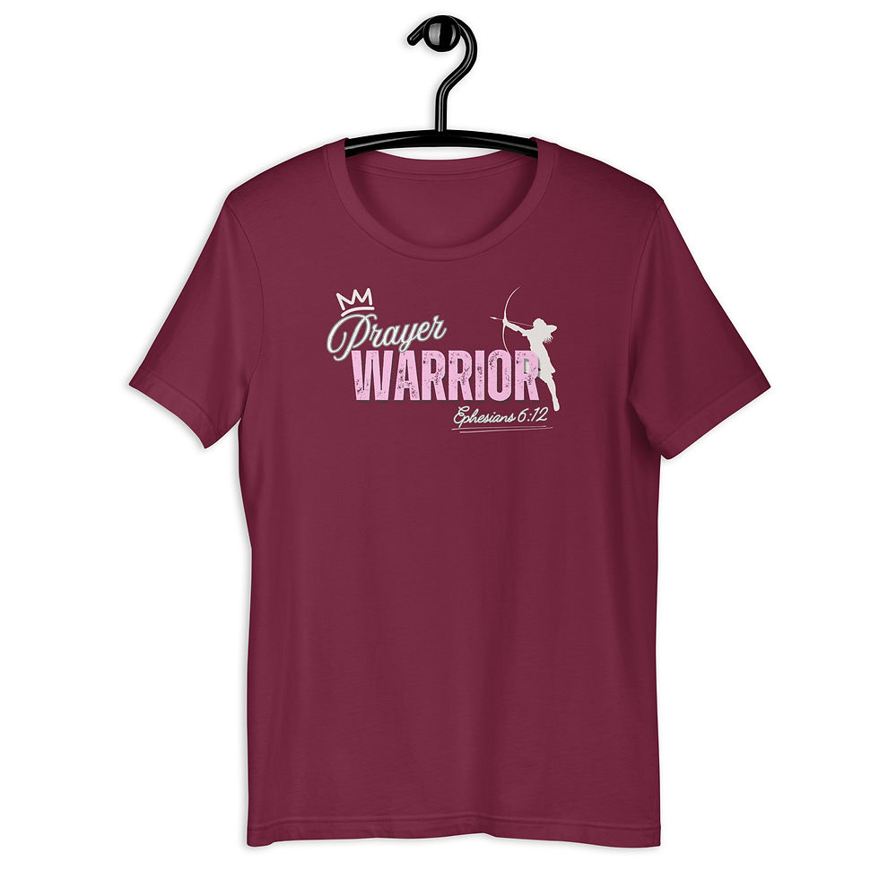 Thumbnail: ChristianWalk Prayer warrior design t-shirt