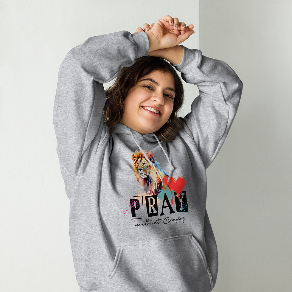 Thumbnail: ChristianWalk pray front design hoodie