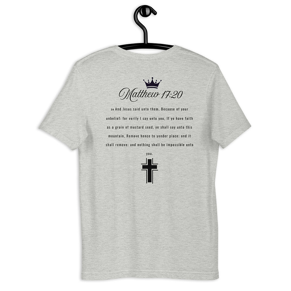 Thumbnail: ChristianWalk Faith design front & back design t-shirt