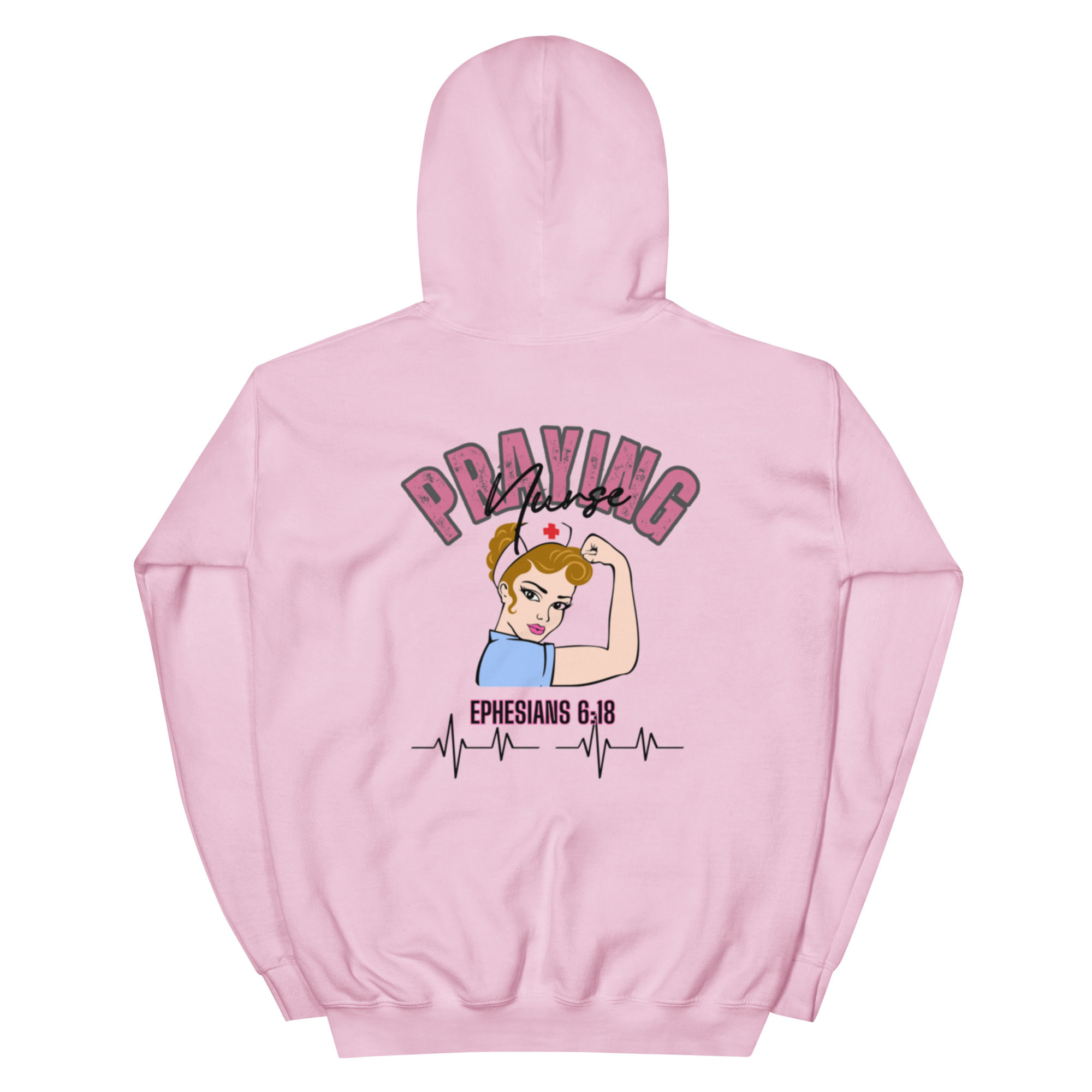 ChristianWalk praying nurse back design hoodie