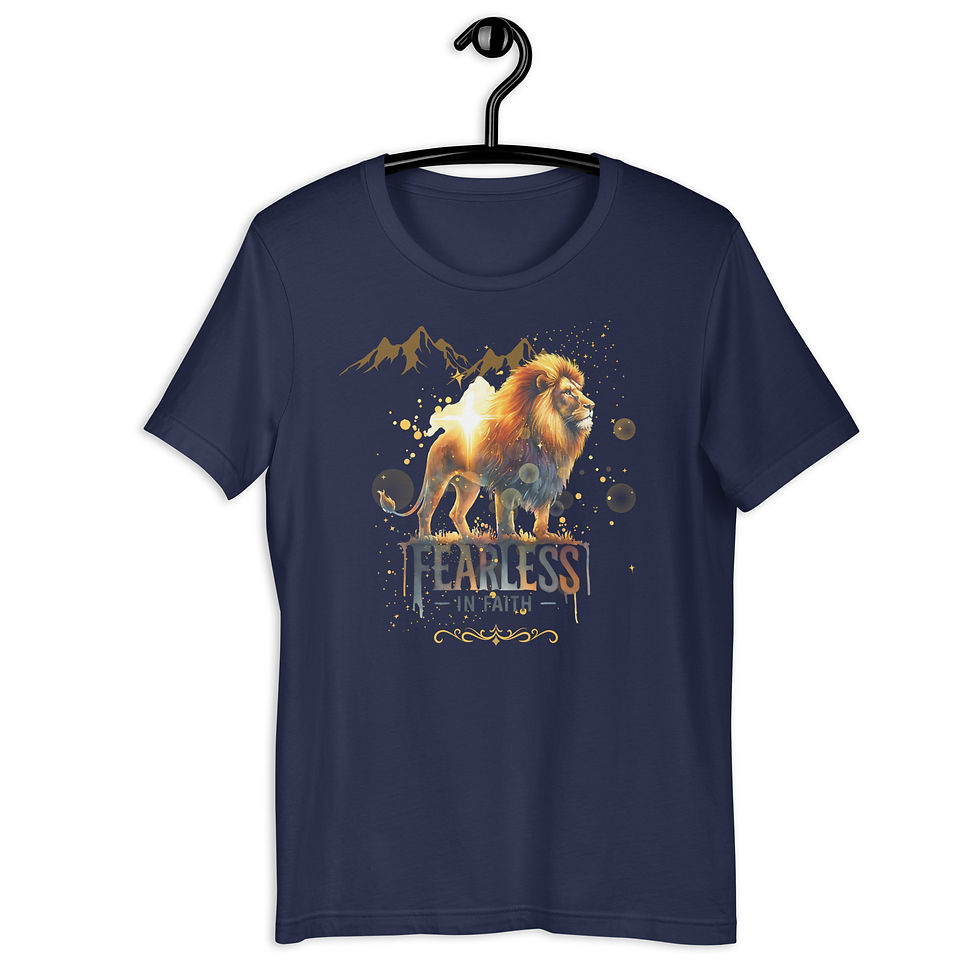 Thumbnail: ChristianWalk fearless front design t-shirt