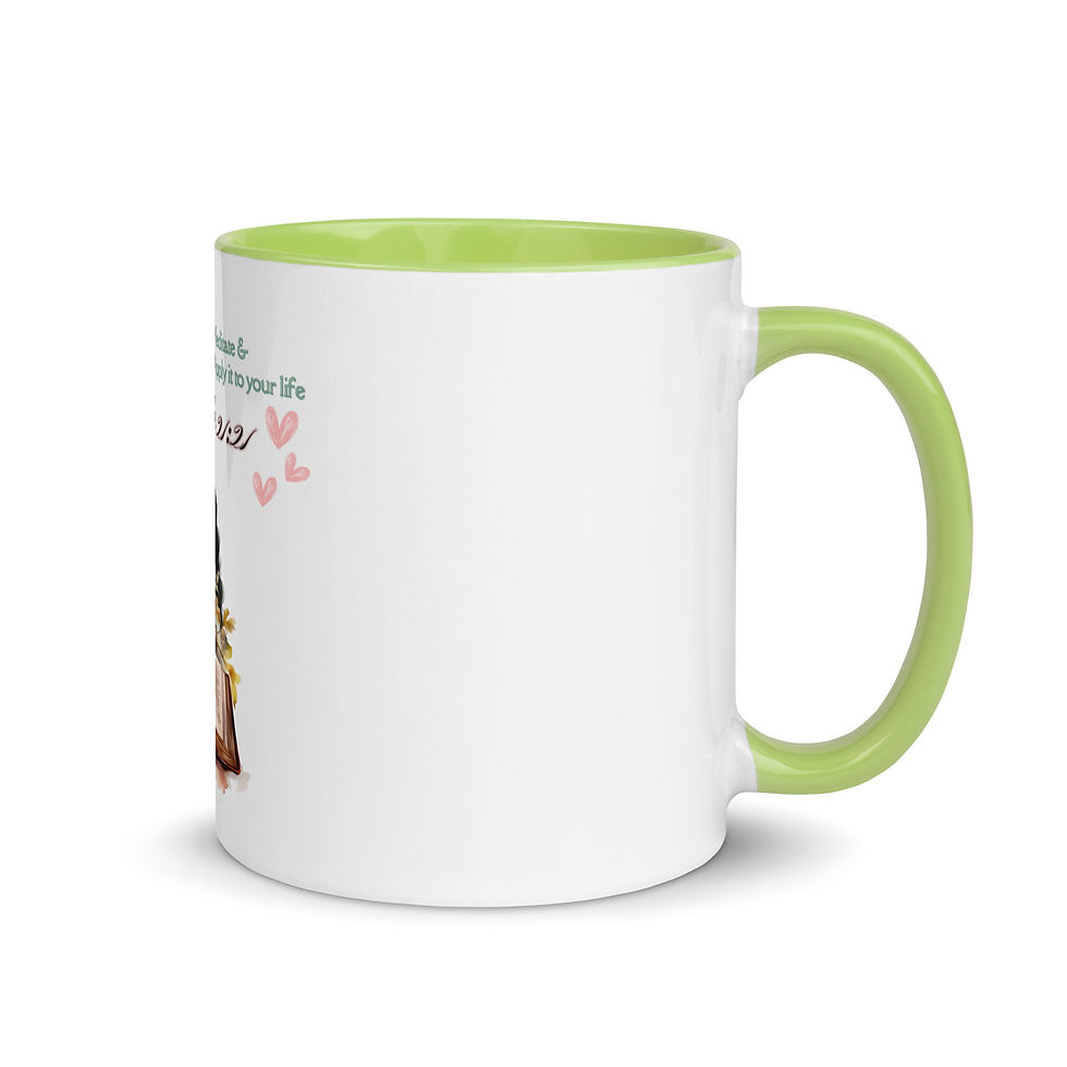 Thumbnail: ChristianWalk Read, meditate, and apply to your life design color mug