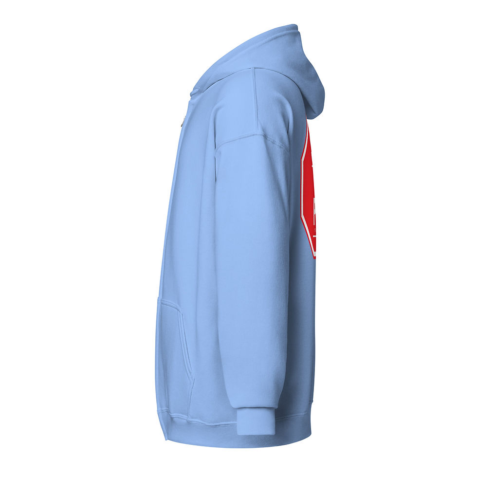 Thumbnail: ChristianWalk stop & pray back design zip hoodie