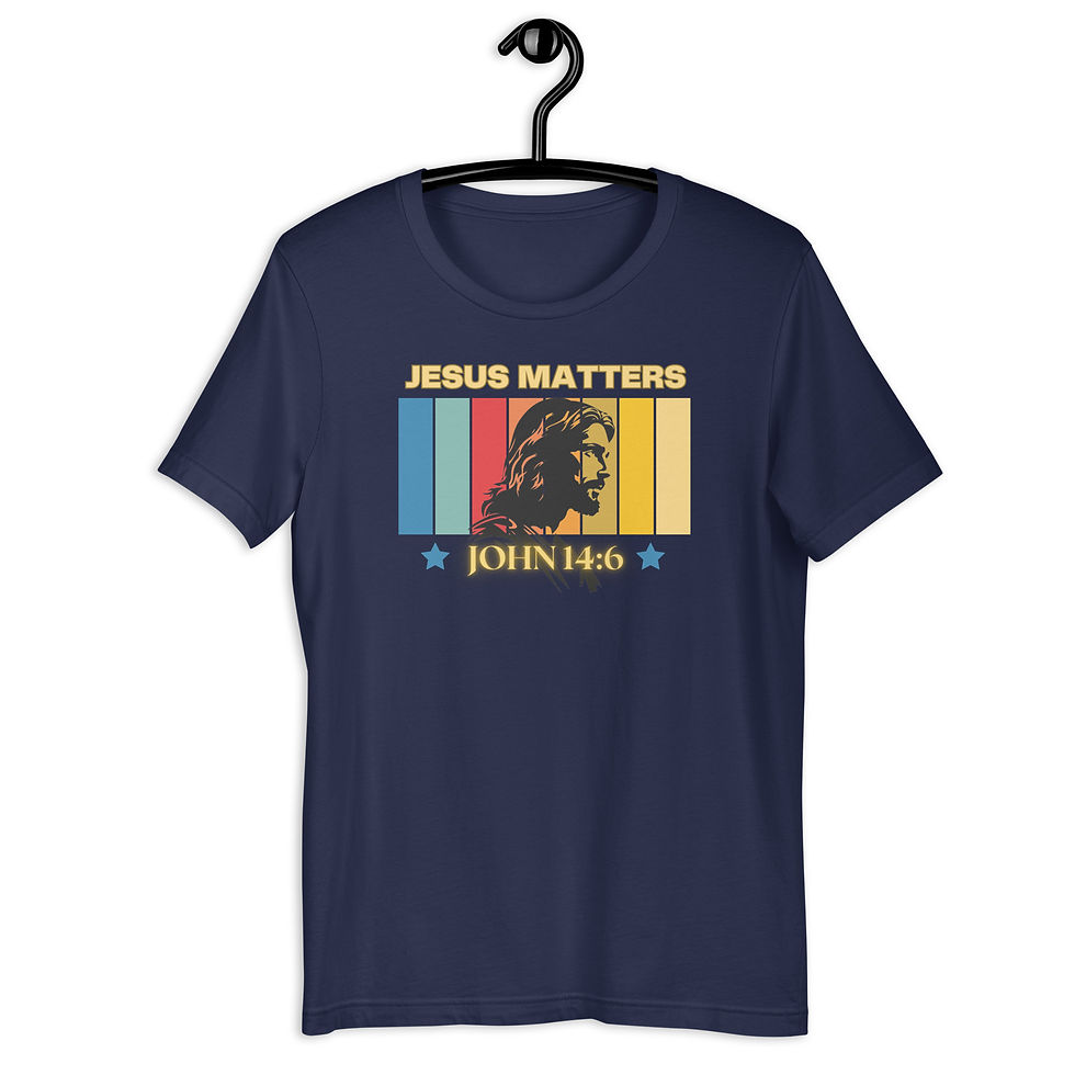 Thumbnail: ChristianWalk Jesus matters front design t-shirt