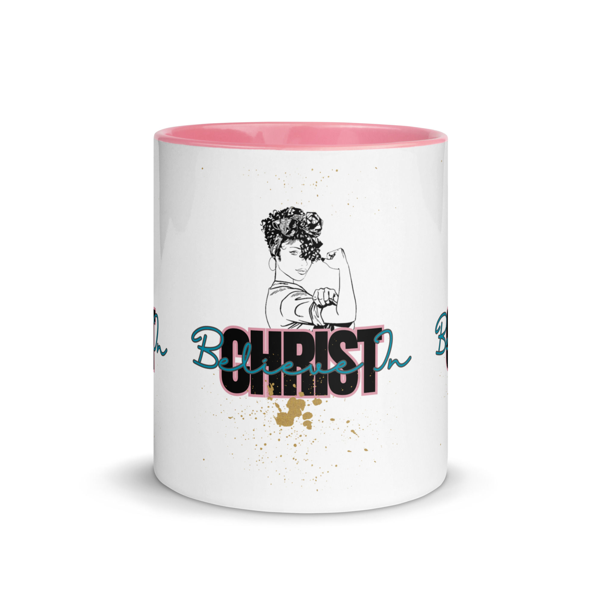 ChristianWalk believe in Christ design color mug