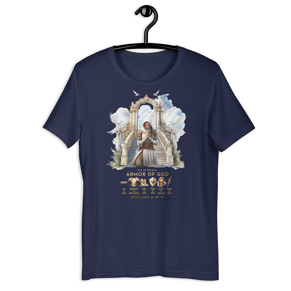 Thumbnail: ChristianWalk armor of God front design t-shirt