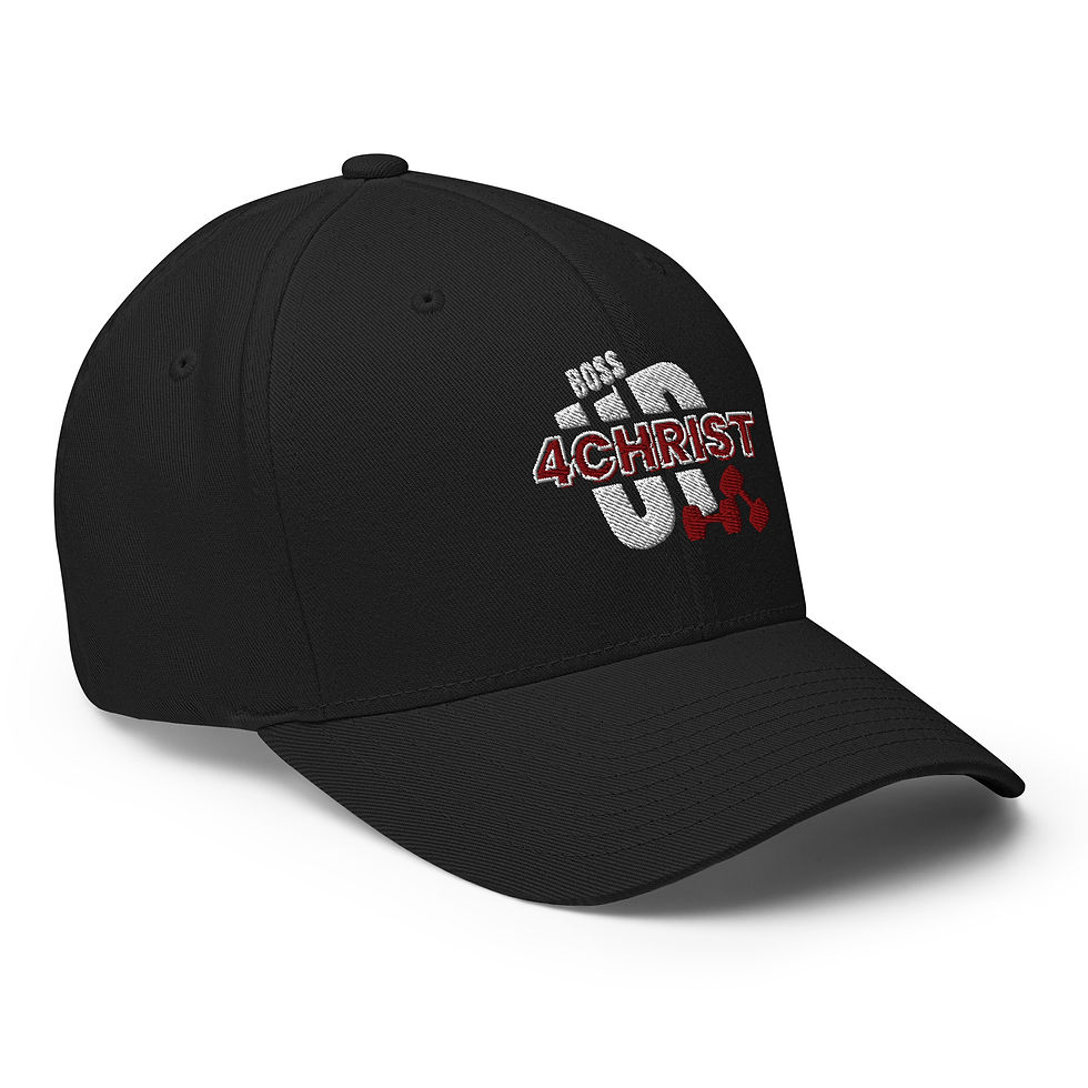 Thumbnail: ChristianWalk boss up for Christ design structured twill cap