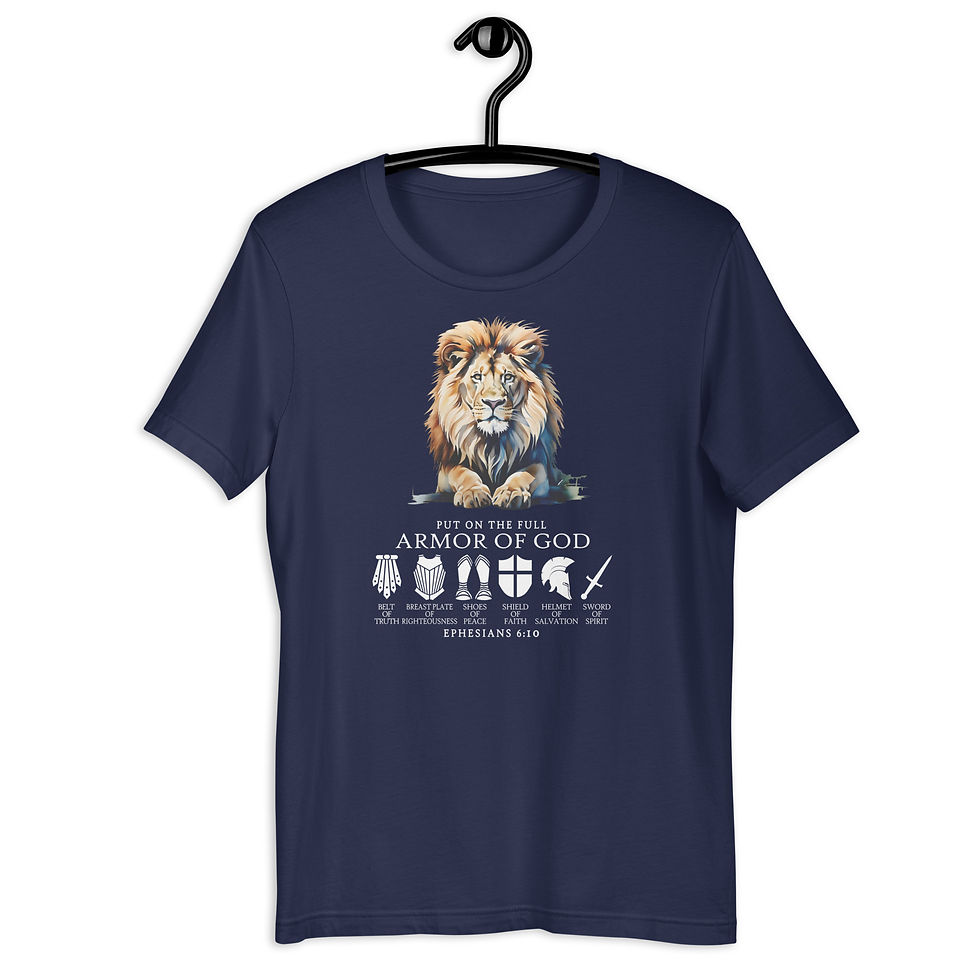 Thumbnail: ChristianWalk armor of God front design t-shirt