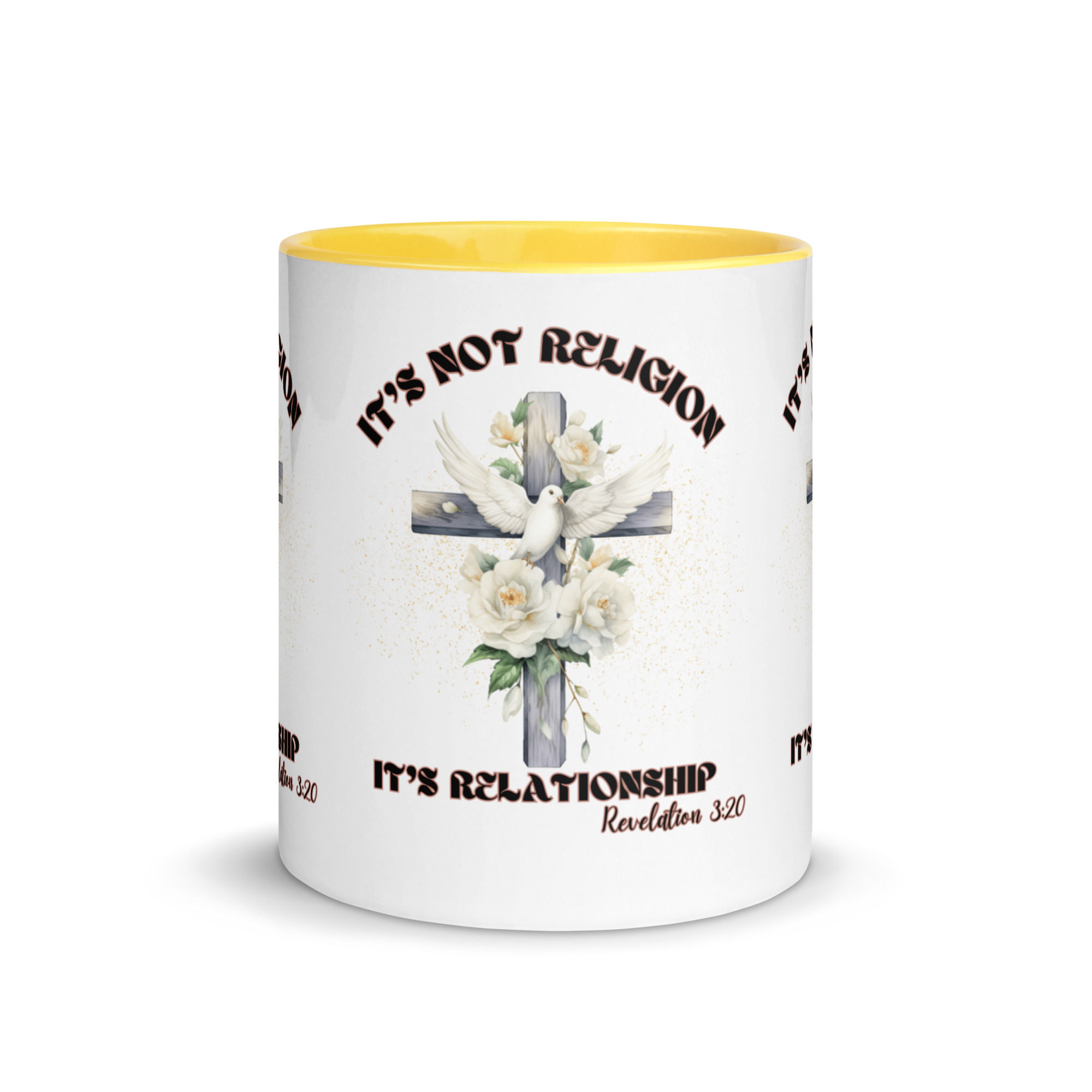 ChristianWalk its not religion, its relationship design color mug