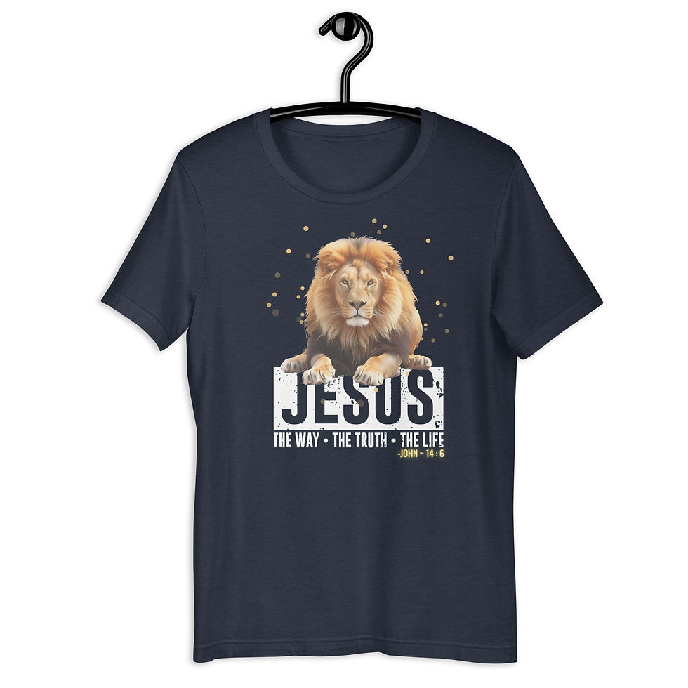Thumbnail: ChristianWalk Jesus is the way front design t-shirt