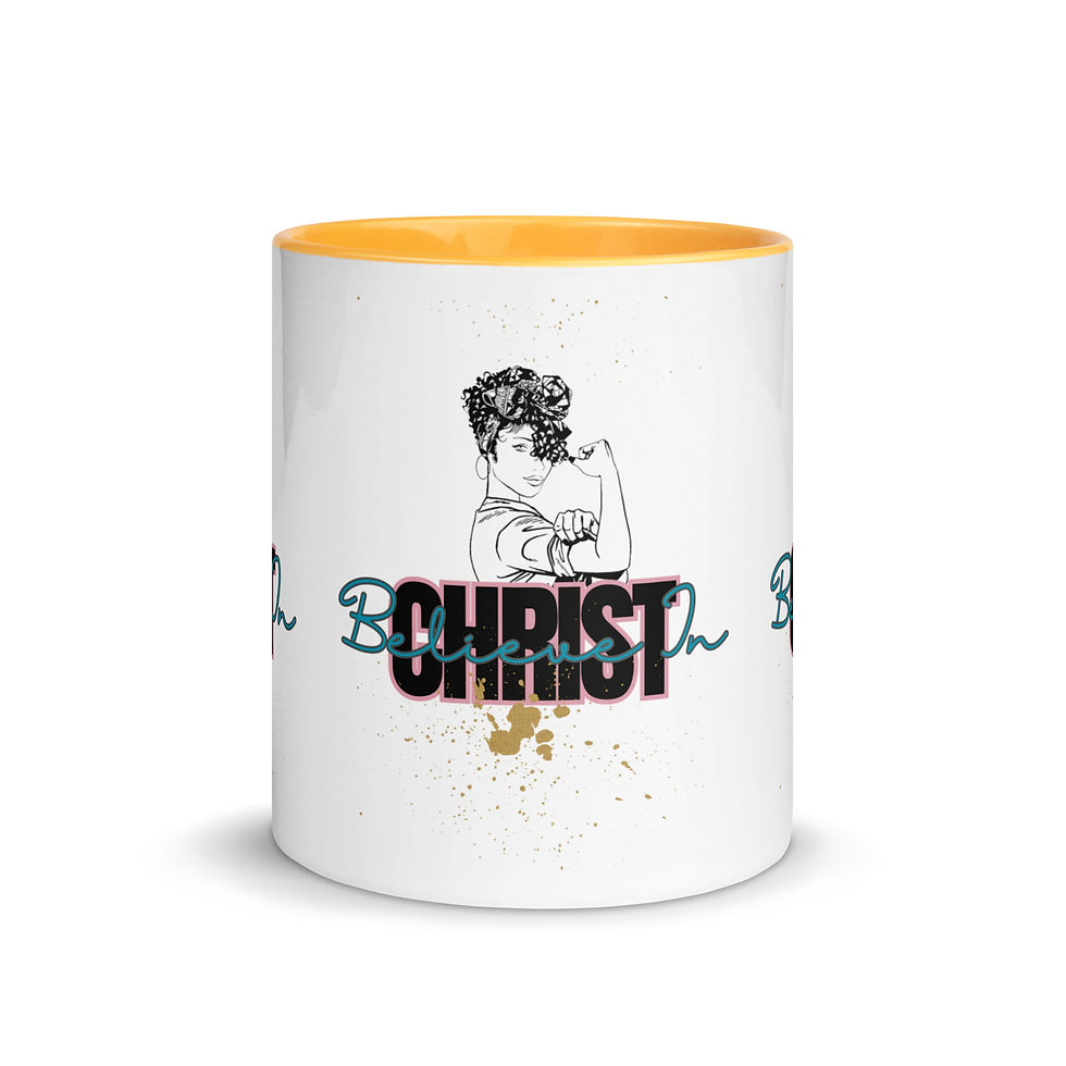 Thumbnail: ChristianWalk believe in Christ design color mug