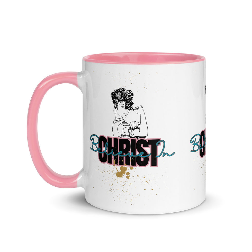 Thumbnail: ChristianWalk believe in Christ design color mug