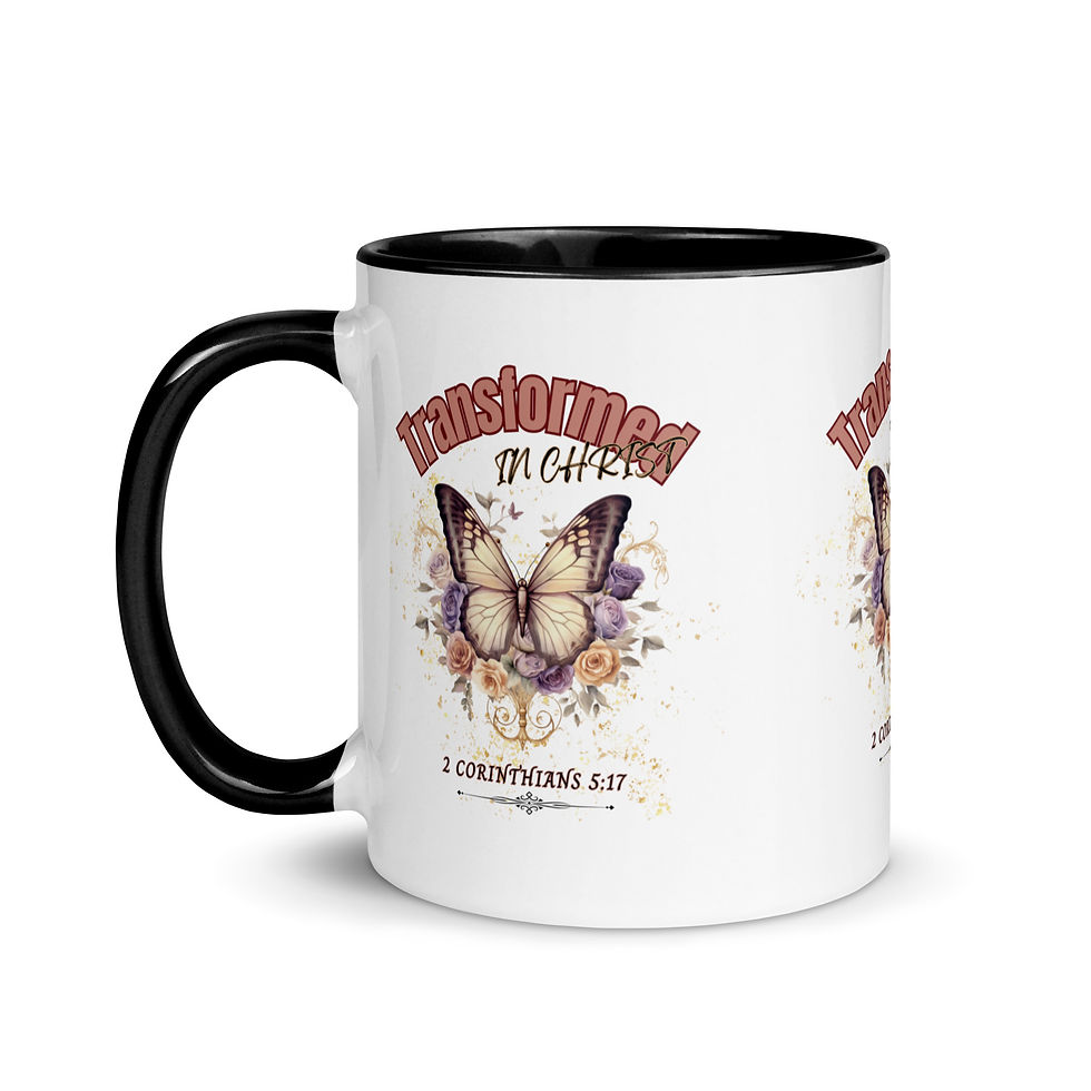 Thumbnail: ChristianWalk transformed in Christ design color mug