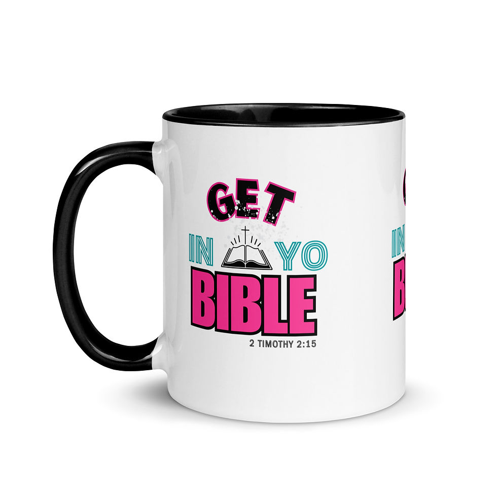 Thumbnail: ChristianWalk get in yo bible design color mug